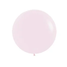 Pastel Matte Lyserød Kæmpe Ballon