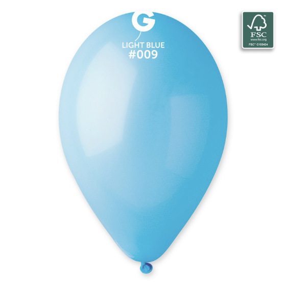 Latex Balloner Pastel Blå - 33 cm. 50 stk. image-1